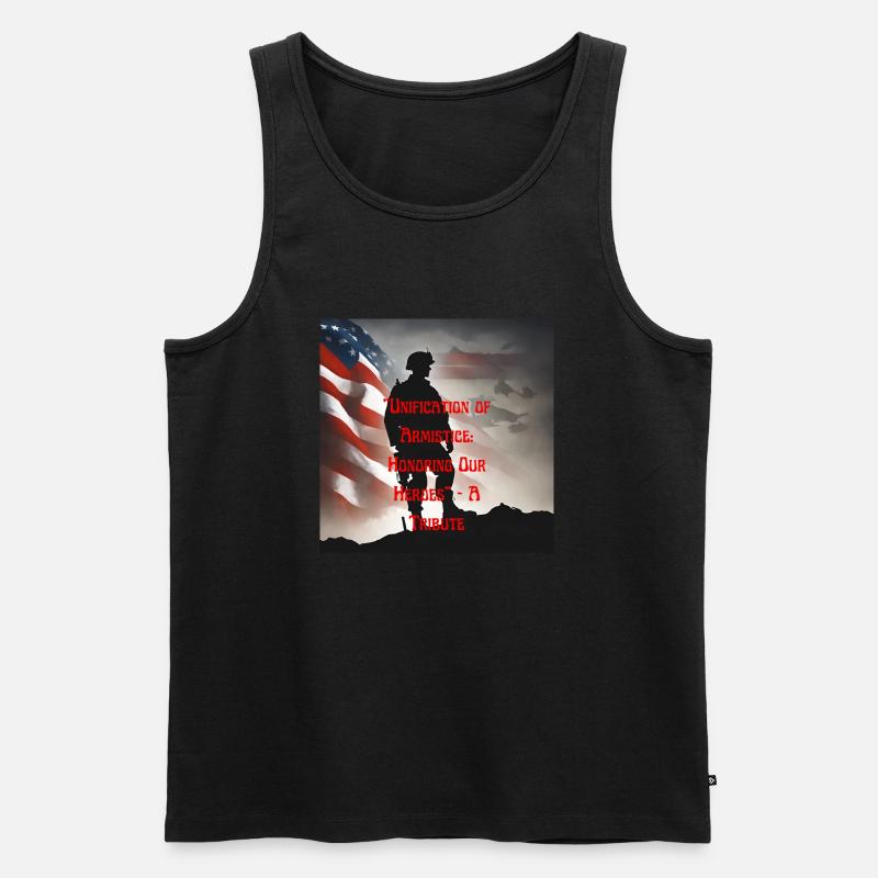Veteranen, Veteranen, Waffenstillstand. - Männer Premium Bio Tank Top - Schwarz