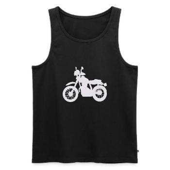 Moto Moto Motorcross Moto Fan De Moto - Débardeur bio Premium Homme - noir - Devant - Michal (187cm)