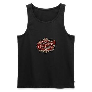 Woodworking Craftsmen Carpenter Woodworker Timber - Men's Premium Organic Tank Top - black - Front - Michal (187cm)