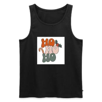 Hoho - Männer Premium Bio Tank Top - Schwarz - Vorne - Michal (187cm)