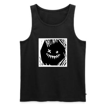 joker clown - Männer Premium Bio Tank Top - Schwarz - Vorne - AI Model Male 178 light (178cm)