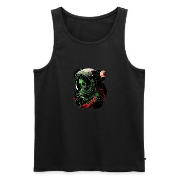 Death in space - Men's Premium Organic Tank Top - black - Front - Michal (187cm)