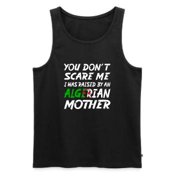 Álgerische Mutter - Männer Premium Bio Tank Top - Schwarz - Vorne - Michal (187cm)