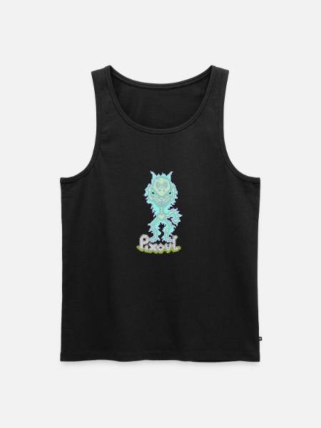 PIXOUL - Men's Premium Organic Tank Top - black