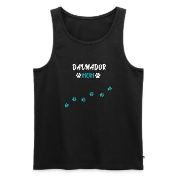 Dalmador Mom I Dalmatiner Labrador Mix - Männer Premium Bio Tank Top - Schwarz - Vorne - Michal (187cm)