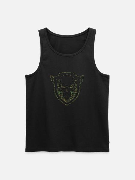 Hærkrig Militær Uniform Force Soldat Camouflage - Herre Premium økologisk tanktop - sort
