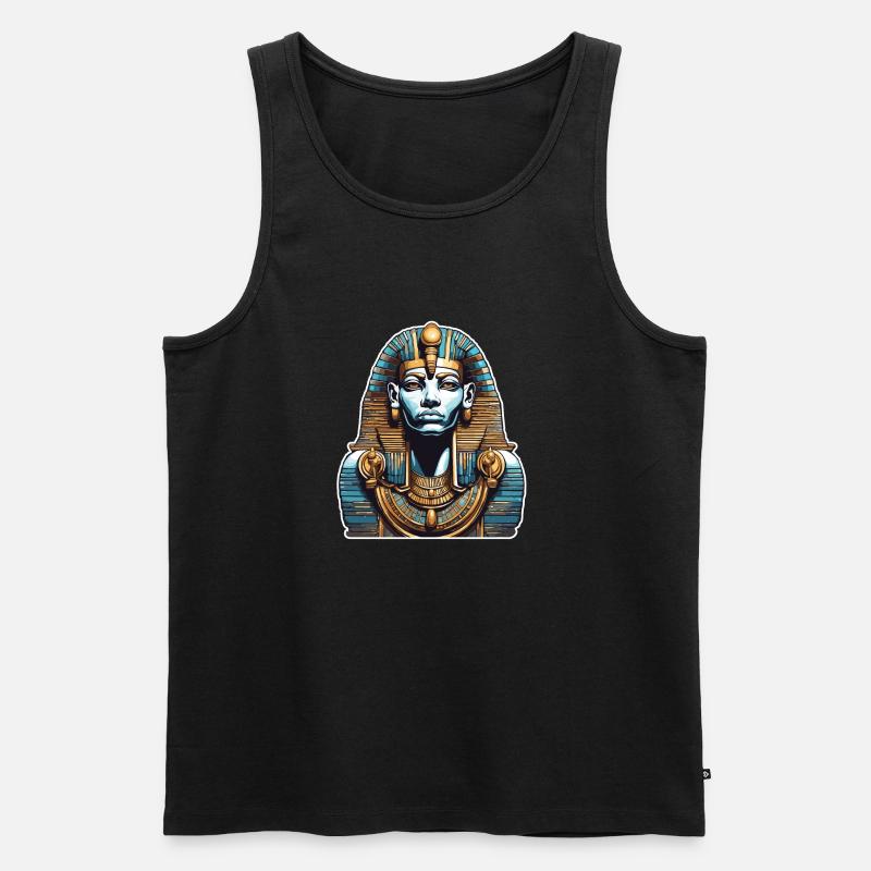 Egypt / Pharaoh / Mummies / Hieroglyphics / Sphinx - Men's Premium Organic Tank Top - black