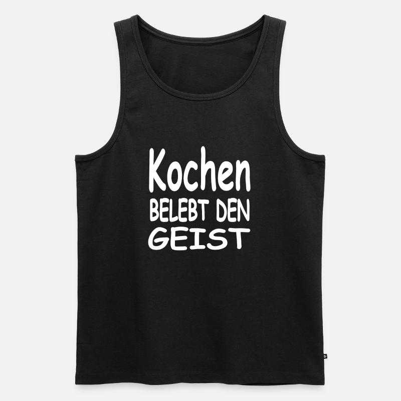 Kochen - Männer Premium Bio Tank Top - Schwarz