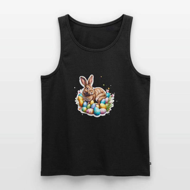 Easter Bunny / Easter / Eggs / Holidays / Easter Men's Premium Organic Tank Top