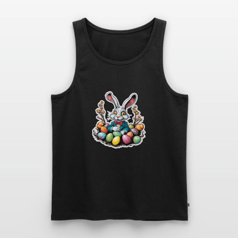 Easter Bunny / Easter / Eggs / Holidays / Easter Men's Premium Organic Tank Top