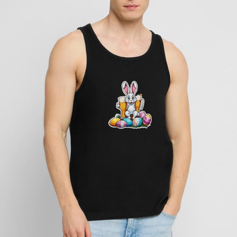 Easter Bunny / Easter / Eggs / Holidays / Easter Men's Premium Organic Tank Top