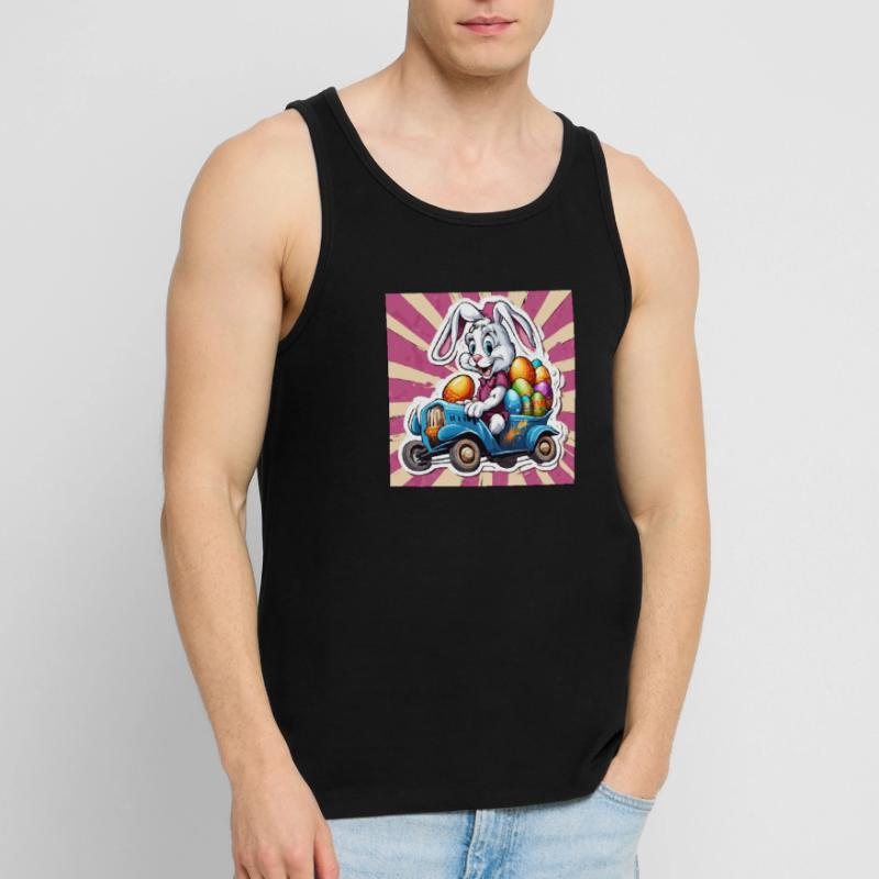 Easter Bunny / Easter / Eggs / Holidays / Easter Men's Premium Organic Tank Top
