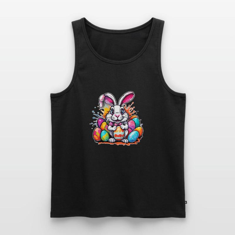 Easter Bunny / Easter / Eggs / Holidays / Easter Men's Premium Organic Tank Top