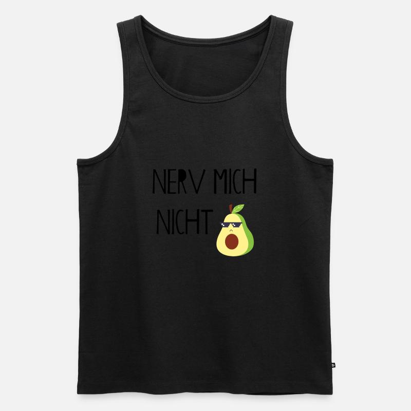 Nerv mich nicht - Männer Premium Bio Tank Top - Schwarz