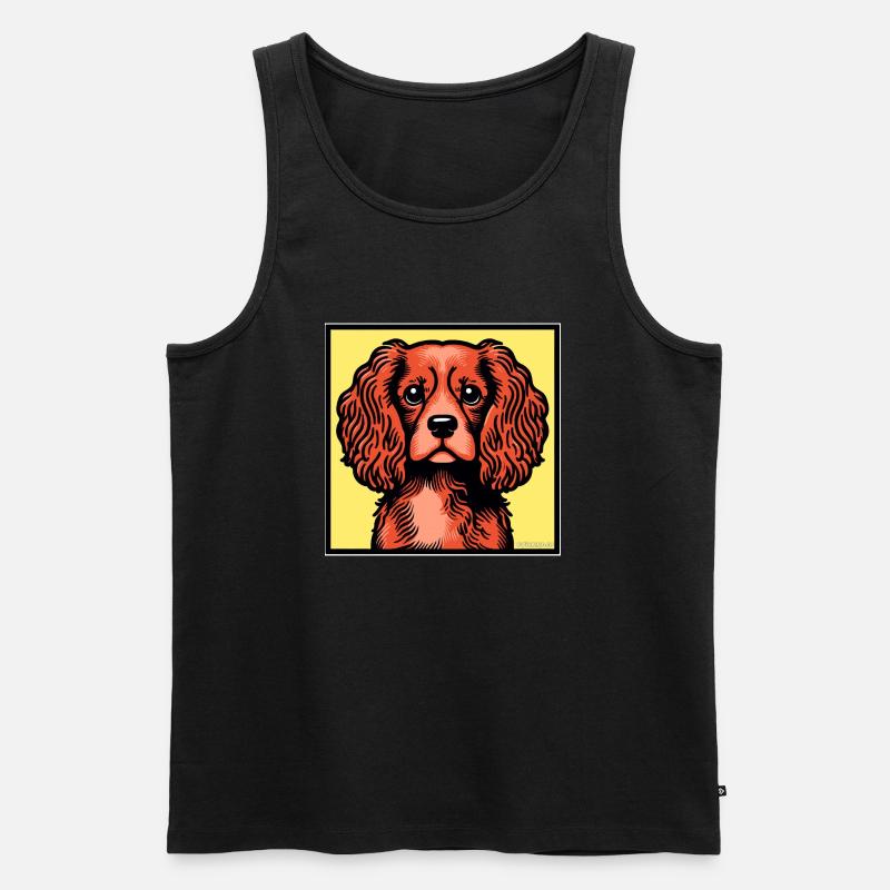 Ruby Cav - Männer Premium Bio Tank Top - Schwarz
