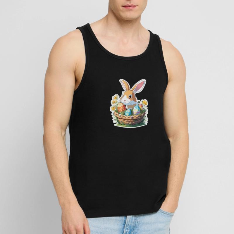Easter Bunny / Easter / Eggs / Holidays / Easter Men's Premium Organic Tank Top