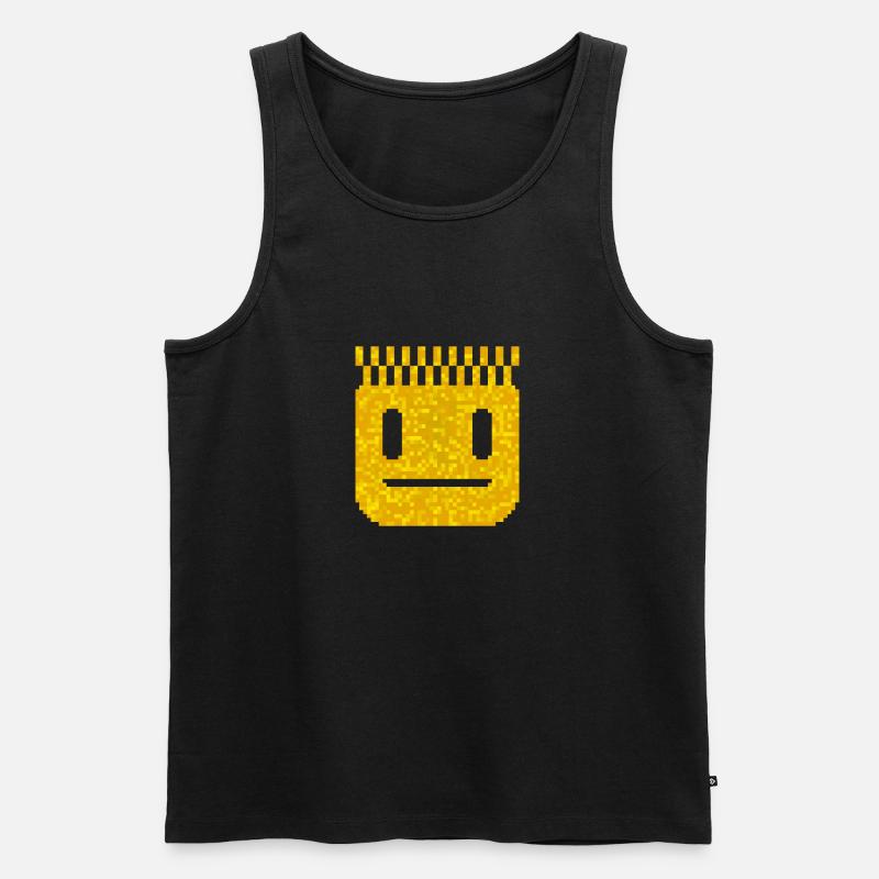 Peppo das Kind - Männer Premium Bio Tank Top - Schwarz