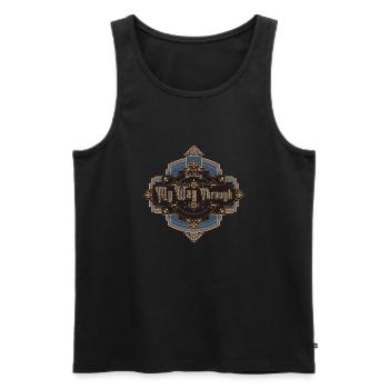 Salted Journey Seasoning Flavor Taste Adventures - Männer Premium Bio Tank Top - Schwarz - Vorne - AI Model Male 178 light (178cm)