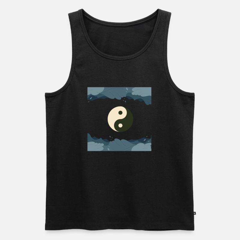 Together Forever - Männer Premium Bio Tank Top - Schwarz