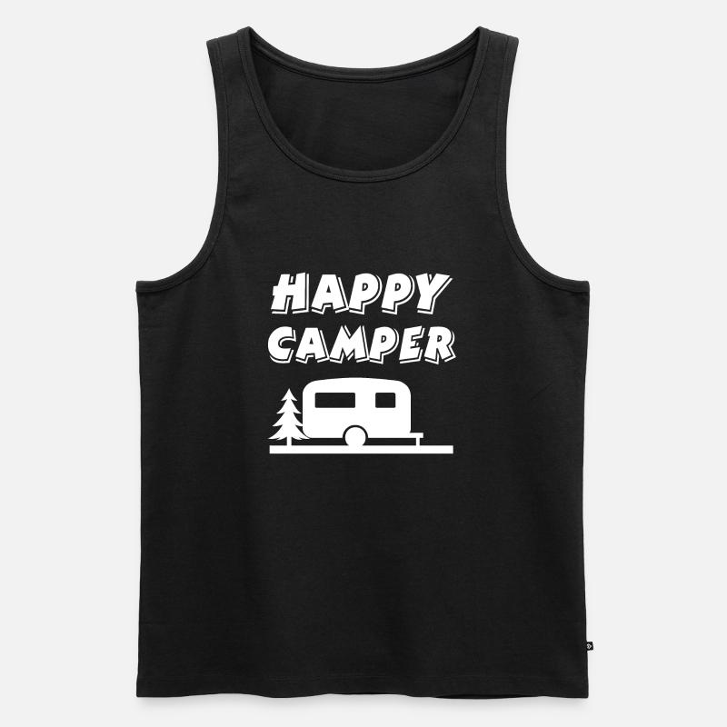Camper - Männer Premium Bio Tank Top - Schwarz