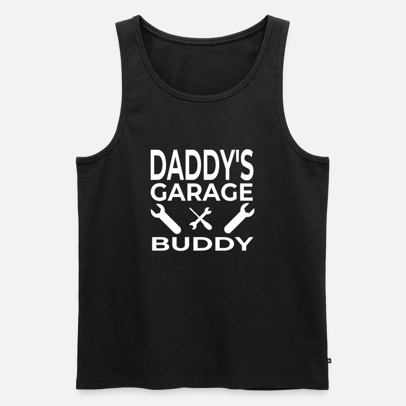 Garage - Männer Premium Bio Tank Top - Schwarz