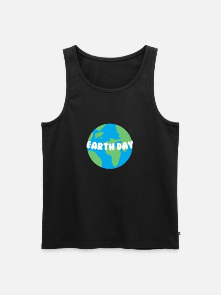 Earth Day - Men's Premium Organic Tank Top - black