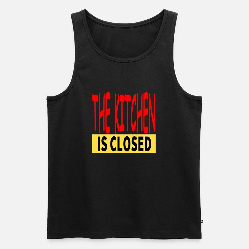 Küche - Männer Premium Bio Tank Top - Schwarz