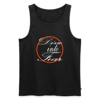 humor birthday present daring spirit - Men's Premium Organic Tank Top - black - Front - Michal (187cm)