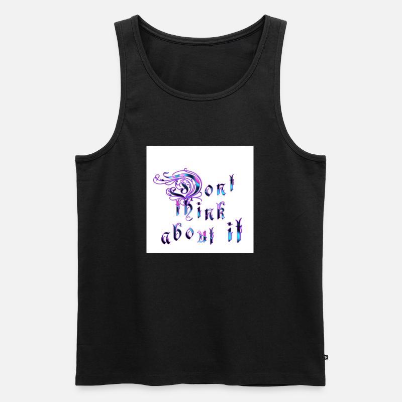 Logo 2 - Männer Premium Bio Tank Top - Schwarz
