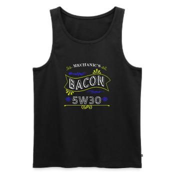 Baseball Sweatshirt Funny Diesel Mechanic Fun - Men's Premium Organic Tank Top - black - Front - Michal (187cm)