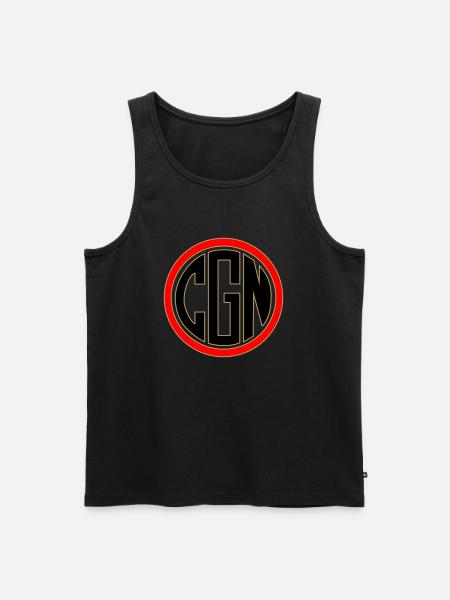 CGN 2 - Men's Premium Organic Tank Top - black