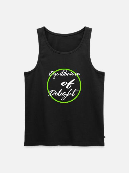 Mental Balance Balance in Chaos - Men's Premium Organic Tank Top - black
