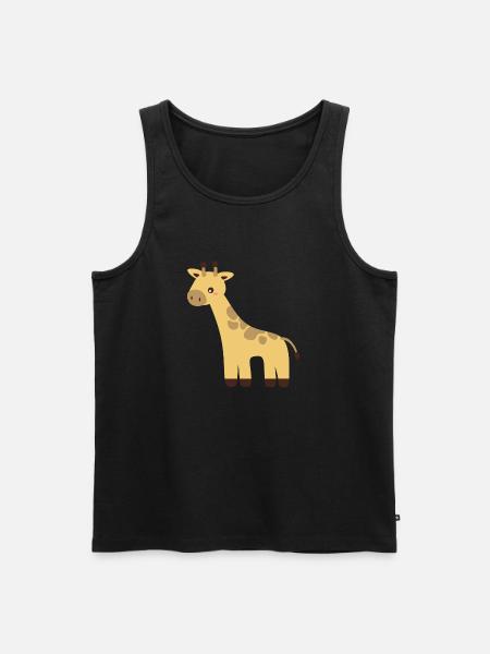Girafe - Débardeur bio Premium Homme - noir