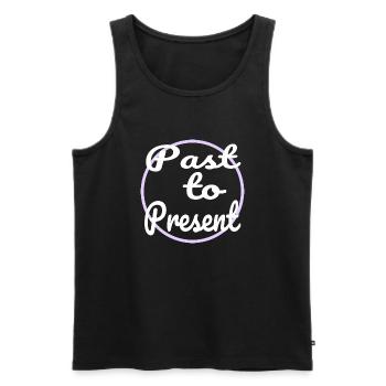 transformational change memory lane - Men's Premium Organic Tank Top - black - Front - AI Model Male 178 light (178cm)