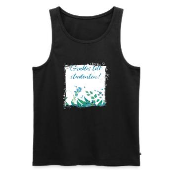 Abschlussfeier 2024 Abiturfeier - Männer Premium Bio Tank Top - Schwarz - Vorne - Michal (187cm)