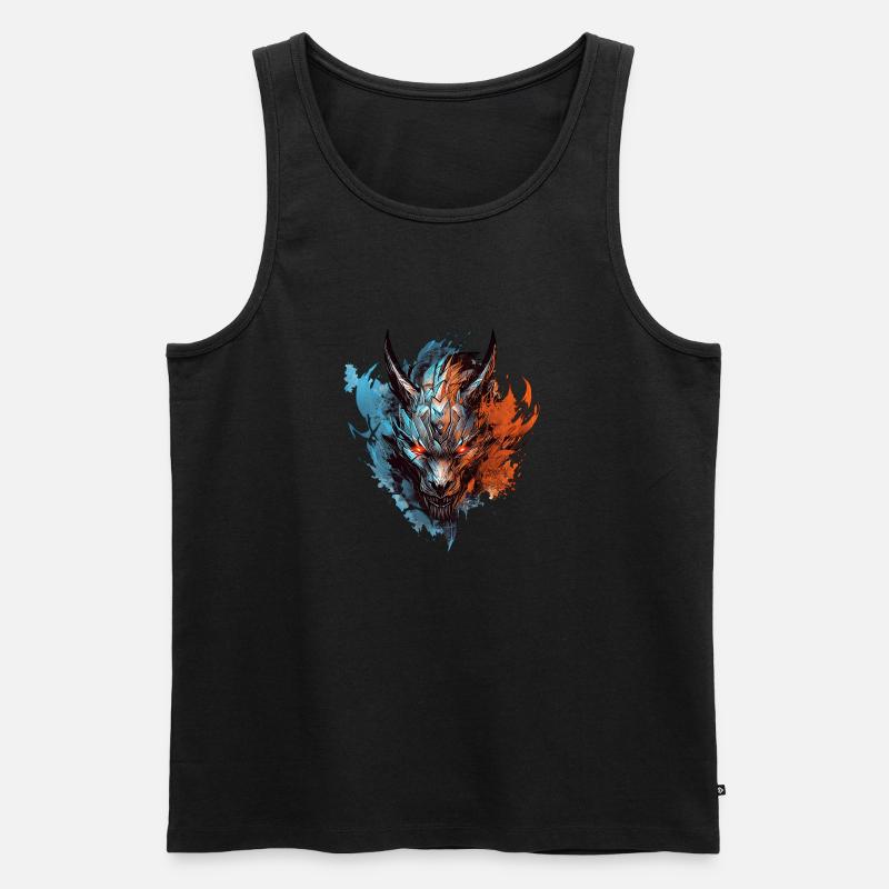 Hellbimo - Männer Premium Bio Tank Top - Schwarz
