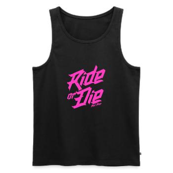 ride or die bad boys - Débardeur bio Premium Homme - noir - Devant - AI Model Male 178 light (178cm)