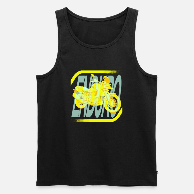 XThunder Enduro - Männer Premium Bio Tank Top - Schwarz