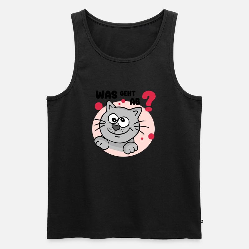 Was geht ab? - Männer Premium Bio Tank Top - undefined