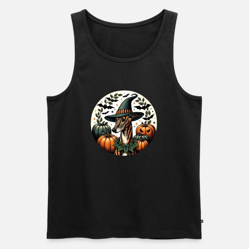 Halloween gestromt - Männer Premium Bio Tank Top - Schwarz