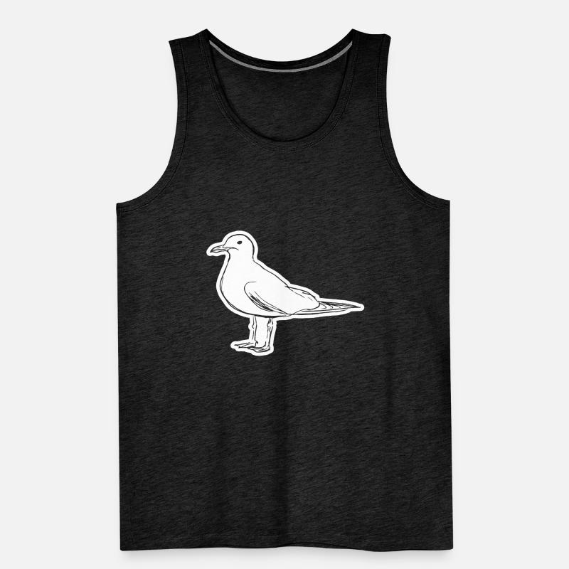 Möwe Männer Premium Bio Tank Top
