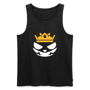 speed king demon - Débardeur bio Premium Homme - noir - Devant - Michal (187cm)