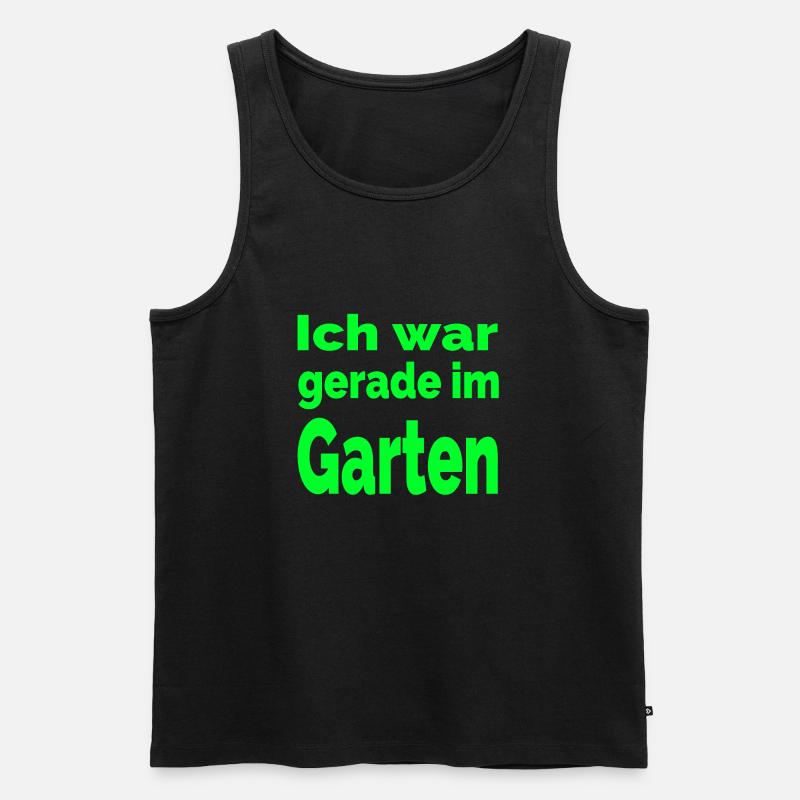 Garten - Männer Premium Bio Tank Top - Schwarz