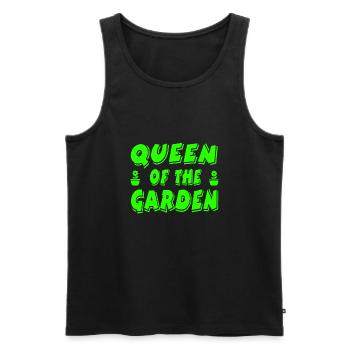 Garten - Männer Premium Bio Tank Top - Schwarz - Vorne - Michal (187cm)
