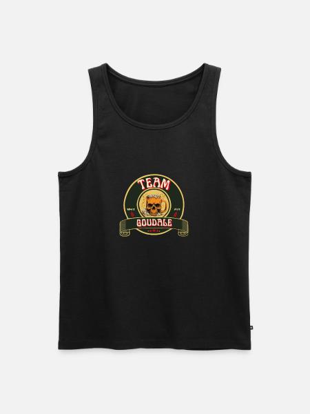 TEAM GOUDALE - Men's Premium Organic Tank Top - black
