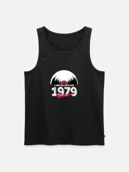 Limited edition 1979 Classic vinyl - Men's Premium Organic Tank Top - black