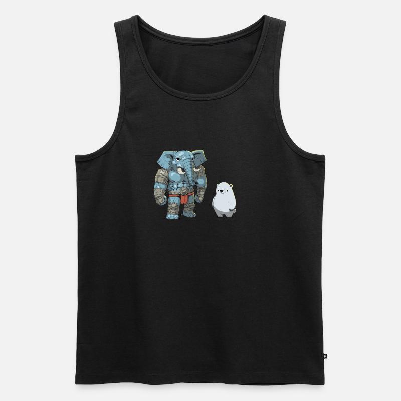 Dreamteam (Englisch) - Männer Premium Bio Tank Top - Schwarz