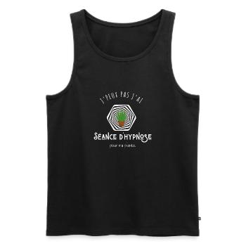 I can't I have a hypnosis session for my plant - Men's Premium Organic Tank Top - black - Front - Michal (187cm)