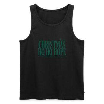 Christmas Sweater - Weihnachtspullover - Männer Premium Bio Tank Top - Schwarz - Vorne - Michal (187cm)