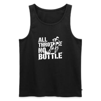 Pure motocross passion - Men's Premium Organic Tank Top - black - Front - Michal (187cm)